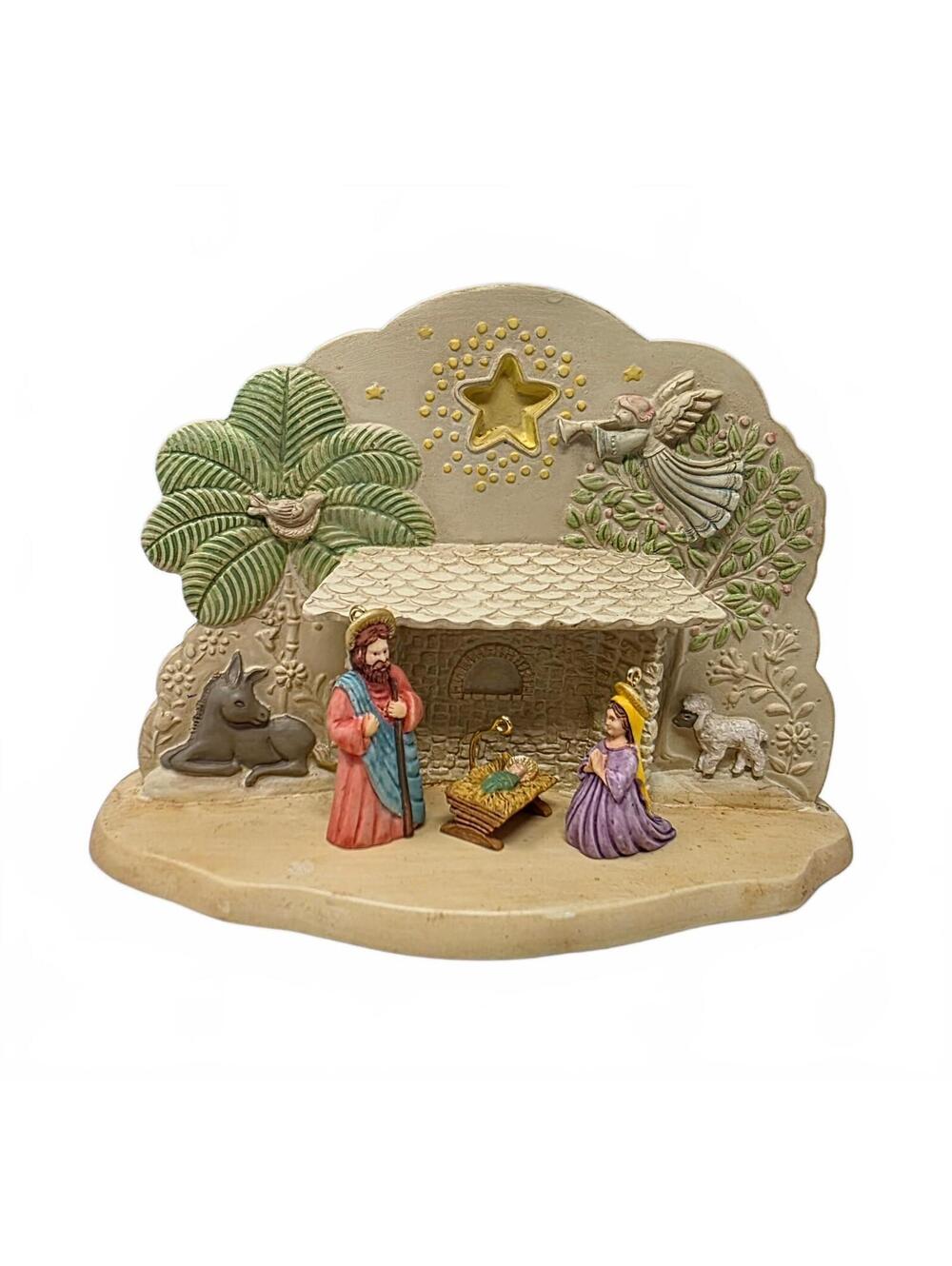 1996 Hallmark O Holy Night Nativity Set | 4 Piece Keepsake Ornaments